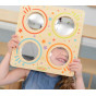 MASTERKIDZ Montessori Sensory Mirror Board and Curved Lenses