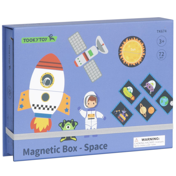 TOOKY TOY Magnetic Puzzle Space Puzzle