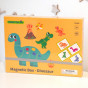 TOOKY TOY Magnetic Puzzle Dinosaurs Puzzle