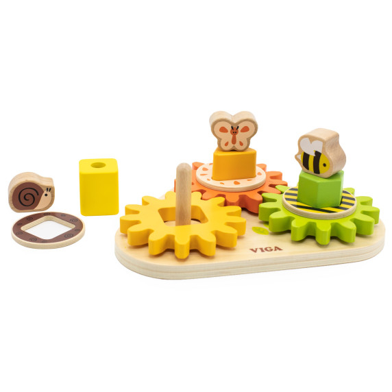 VIGA Wooden Gear Sorter 