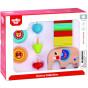 TOOKY TOY Set of Skill Games Pick-up Sticks JoJo Spinning Top Elephant 46 pcs.