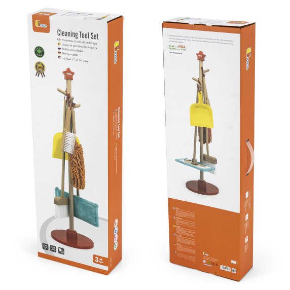 VIGA Wooden Cleaning Tool Set 6 pcs.