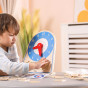 VIGA Wooden Clock Learning Time Clock Montessori