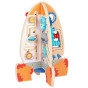 Tooky Toy Large Wooden Educational Toy Multifunctional Rocket