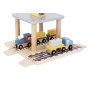TOOKY TOY Wooden Harbor Crane Set