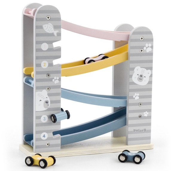 VIGA PolarB Wooden Slide for Cars Race Track