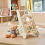 VIGA PolarB Wooden Push Walker Green Educational