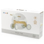 VIGA PolarB Wooden Polar Bear Ride-On with Soft Wheels