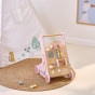 VIGA PolarB Wooden Push Walker Pink Educational