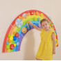 VIGA Wooden Sensory-Manipulation Board EDU Rainbow FSC Certificate