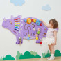 VIGA Wooden Sensory-Manipulation Board EDU Triceratops