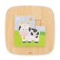 VIGA Wooden Manipulative Board Sensory Picture Puzzle