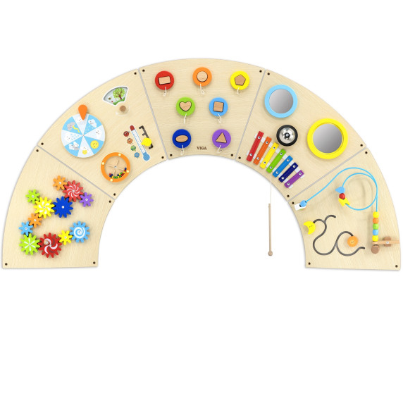 VIGA Montessori Arch Wall Manipulative Board