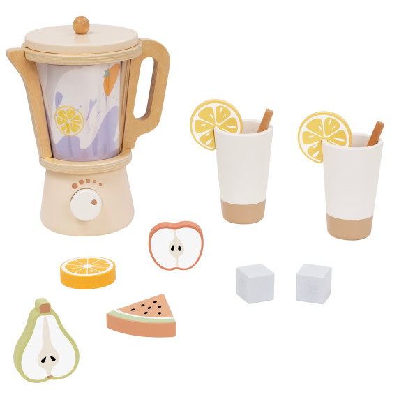 TOOKY TOY Kitchen Blender with Accessories - 18 pieces