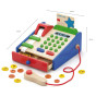 VIGA Wooden Cash Register with Montessori Scanner Accessories