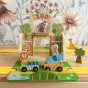 TOOKY TOY Mini Zoo Portable Animal Bag Set