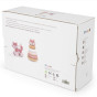 VIGA PolarB Set Fox Wooden Pyramid + Fox for Pulling