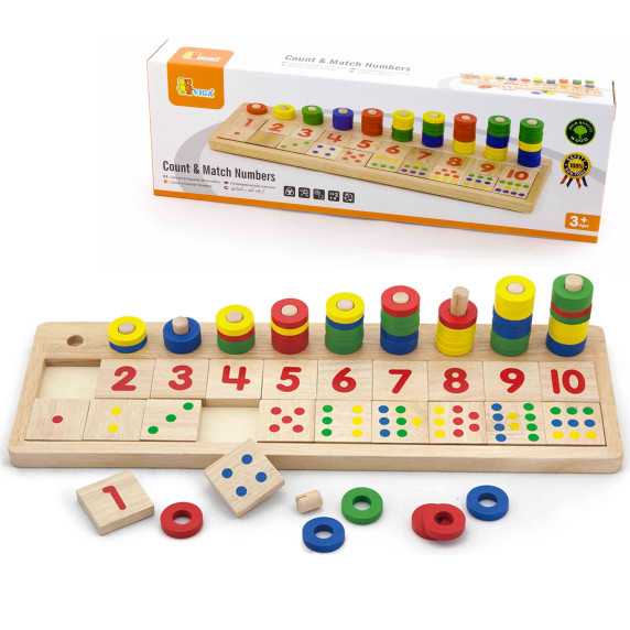 VIGA Wooden Abacus of Thales Creative Montessori Counting Machine
