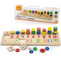 VIGA Wooden Abacus of Thales Creative Montessori Counting Machine