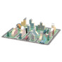 VIGA PolarB Wooden Model with City Blocks 56 pcs.