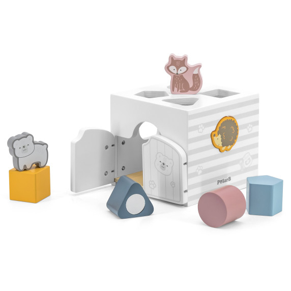VIGA PolarB Educational Sorter Rattling Montessori Blocks