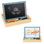 TOOKY TOY Magnetic Chalk Board 2 in 1 Shape Puzzle 117 Pieces FSC Certified