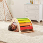 VIGA Wooden Rocker Bridge 2 in 1 Montessori Rainbow Swing