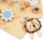 TOOKY TOY Large Wooden Manipulative Board House - Activity Center
