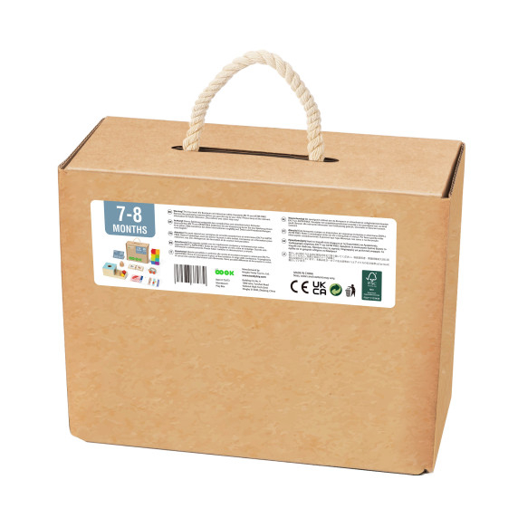 TOOKY TOY Box XXL Montessori Educational 6in1 Sensory Box 7-8 Months