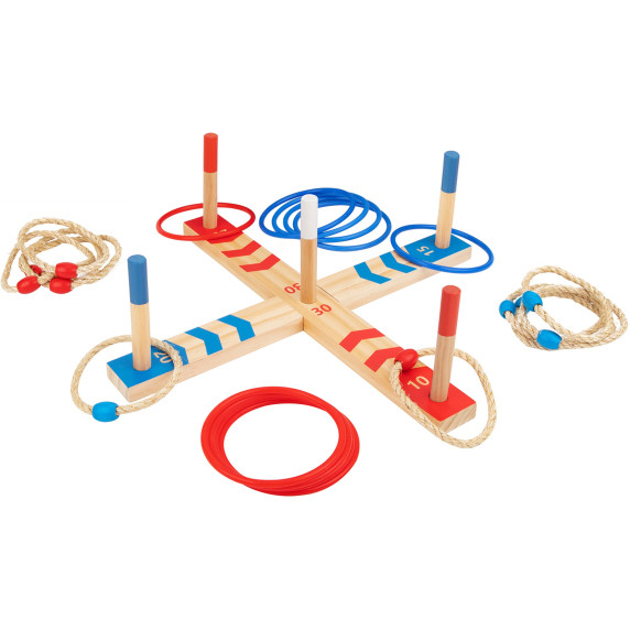 TOOKY TOY Wooden Fun Serso Arcade Ring Cross Game