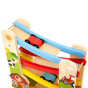 VIGA Wooden Racetrack with Farm Theme