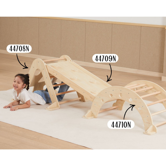 VIGA Wooden Ladder Pikler Climbing Triangle Montessori