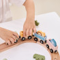 Viga PolarB Wooden Train Set 30 pcs.
