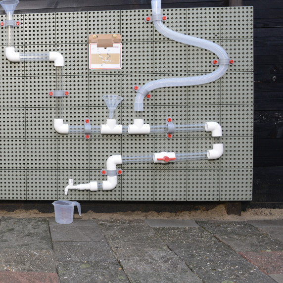MASTERKIDZ STEM Board Pipe System 80 Pieces