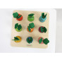 MASTERKIDZ Montessori Vegetables Educational Board Learning Numbers and Colors