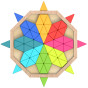 TOOKY TOY Octagonal Puzzle Wooden Mosaic Educational (73 pcs.)