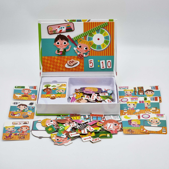 TOOKY TOY Wooden Puzzle Magnetic Box