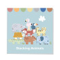 TOOKY TOY Wooden Blocks Puzzle Animals Montessori 9 pcs.