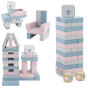 VIGA PolarB Wooden Tower Puzzle Pastel Game