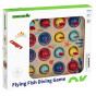 TOOKY TOY Game for Children Wooden Table Flying Fish 19 pcs.