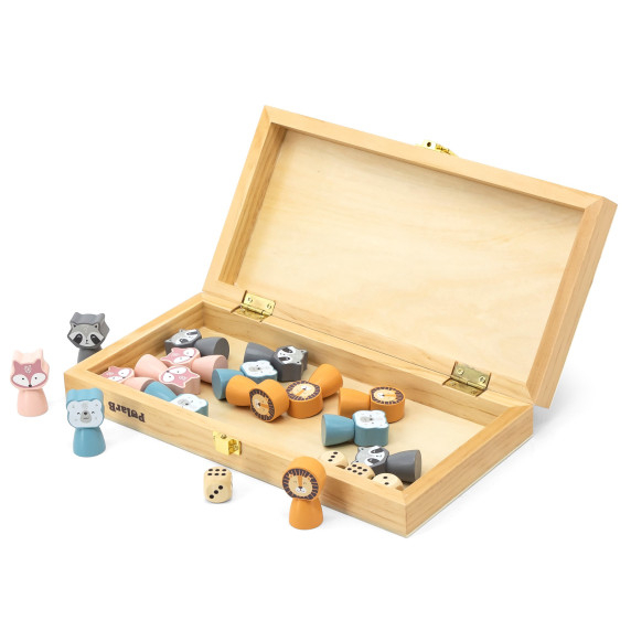 VIGA PolarB Wooden Ludo Game