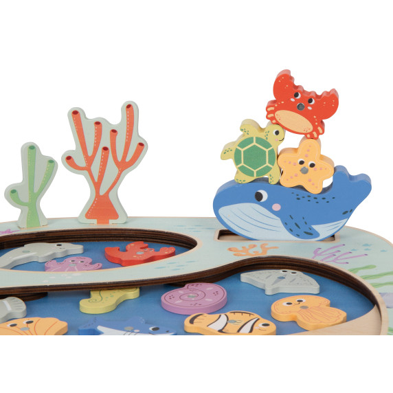 TOOKY TOY Catch a Fish Montessori Puzzle Skill Game