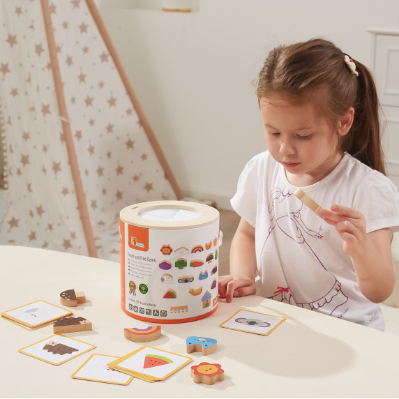 VIGA Wooden Blind Game Pattern Drawing