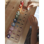 VIGA PolarB Wooden Abacus Montessori Number Sorter