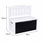Tooky Toy Wooden Chest Bench with Drawing Board