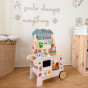 TOOKY TOY Garden Cart Wooden Shop 57pcs