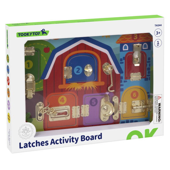 TOOKY TOY Manipulative Board Castles Pictures Farm