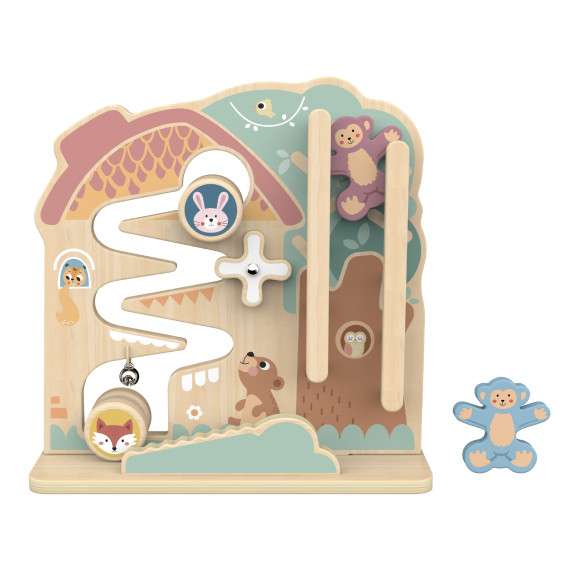 TOOKY TOY Maze Educational Board Track 2in1 Wooden Maze