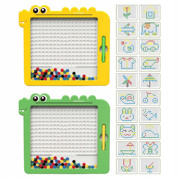 WOOPIE Magnetic Board for Children Montessori MagPad Dinosaur