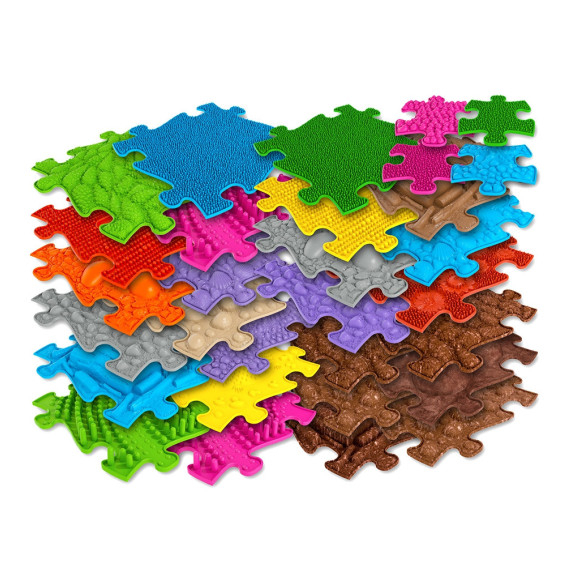WOOPIE Orthopedic Sensory Mat Royal Puzzle 26 pieces + 4 small ones
